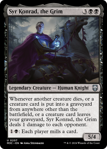 Syr Konrad, the Grim (Ripple Foil) [Modern Horizons 3 Commander] - The Mythic Store | 24h Order Processing