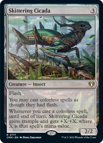 Skittering Cicada [Commander Masters] - The Mythic Store | 24h Order Processing