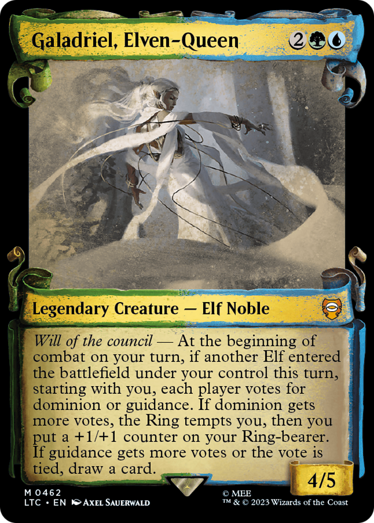 Galadriel, Elven-Queen [The Lord of the Rings: Tales of Middle-Earth Commander Showcase Scrolls] - The Mythic Store | 24h Order Processing