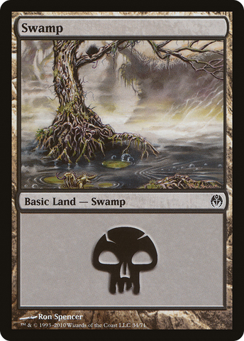 Swamp (34) [Duel Decks: Phyrexia vs. the Coalition] - The Mythic Store | 24h Order Processing
