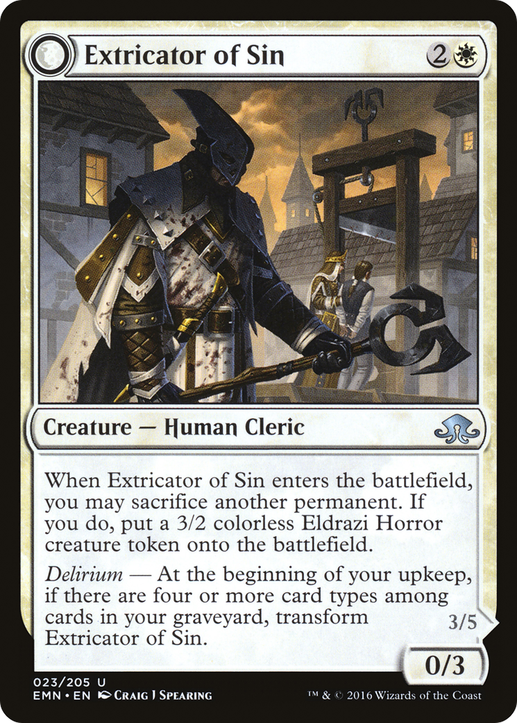 Extricator of Sin // Extricator of Flesh [Eldritch Moon] - The Mythic Store | 24h Order Processing