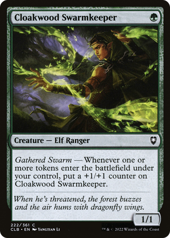 Cloakwood Swarmkeeper [Commander Legends: Battle for Baldur's Gate] - The Mythic Store | 24h Order Processing