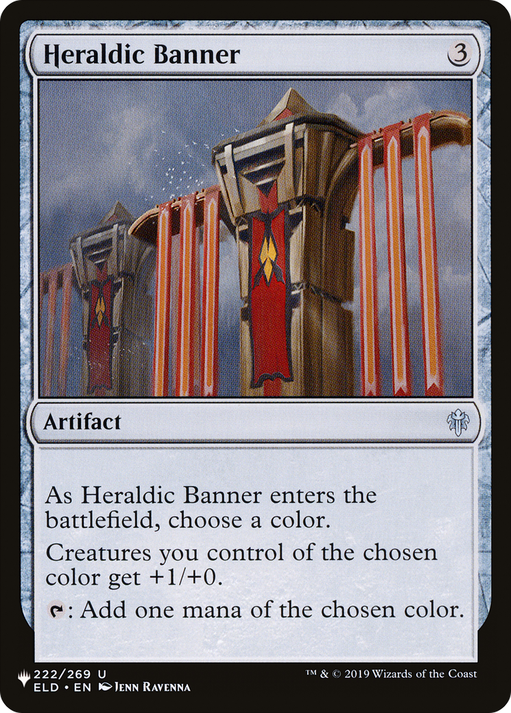 Heraldic Banner [The List] - The Mythic Store | 24h Order Processing