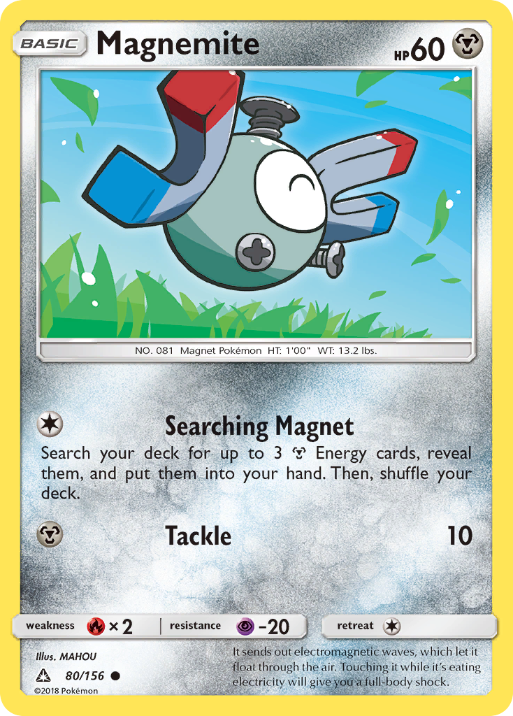 Magnemite (80/156) [Sun & Moon: Ultra Prism] - The Mythic Store | 24h Order Processing