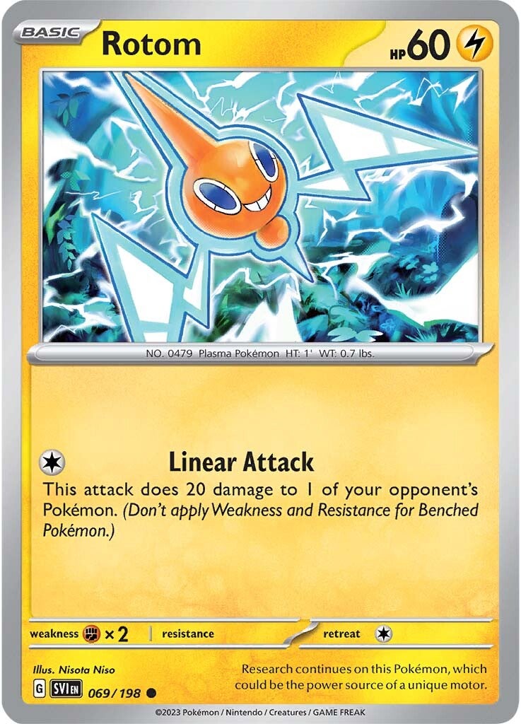 Rotom (069/198) [Scarlet & Violet: Base Set] - The Mythic Store | 24h Order Processing