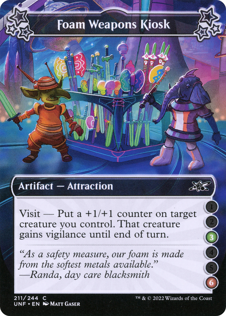 Foam Weapons Kiosk (3-6) [Unfinity] - The Mythic Store | 24h Order Processing