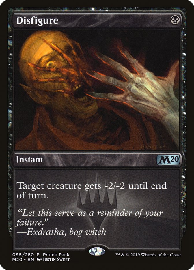 Disfigure (Promo Pack) [Core Set 2020 Promos] - The Mythic Store | 24h Order Processing