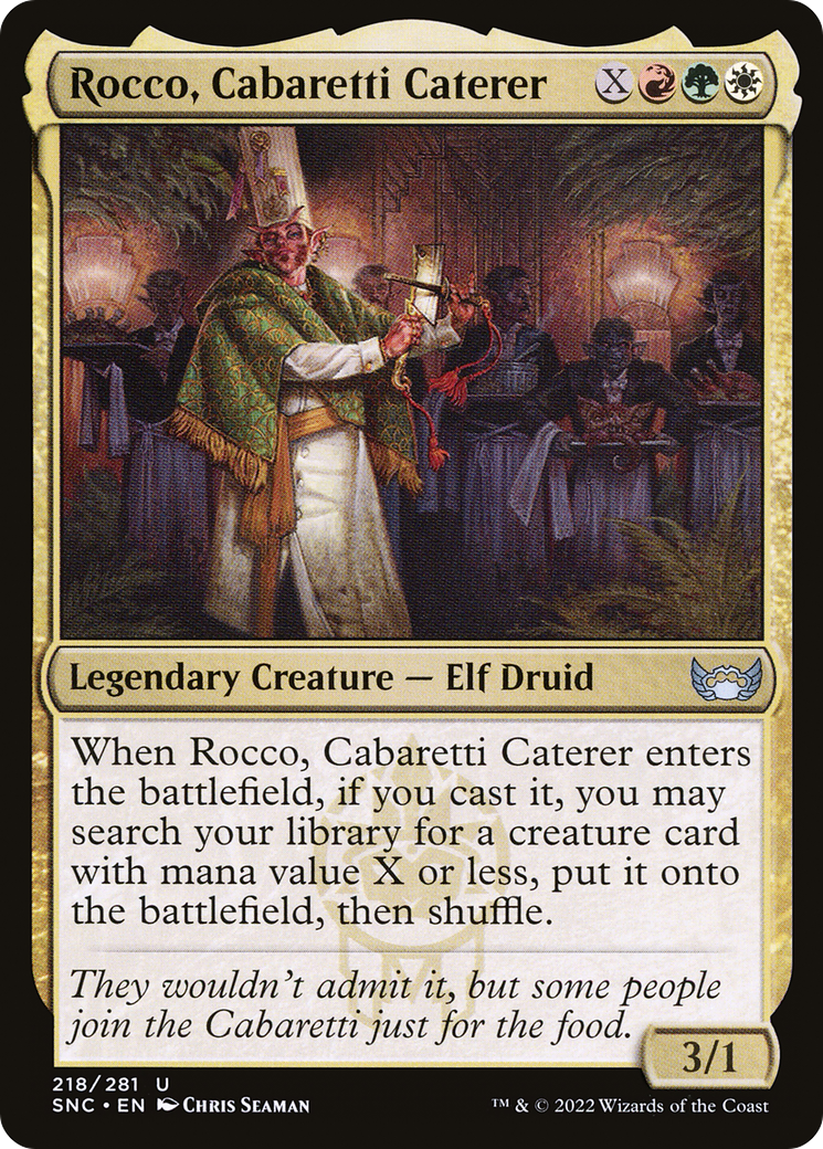 Rocco, Cabaretti Caterer [Streets of New Capenna] - The Mythic Store | 24h Order Processing