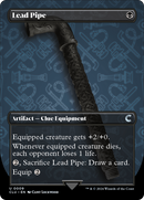 Lead Pipe (Borderless) [Ravnica: Clue Edition] - The Mythic Store | 24h Order Processing