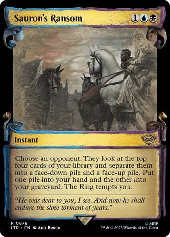 Sauron's Ransom [The Lord of the Rings: Tales of Middle-Earth Showcase Scrolls] - The Mythic Store | 24h Order Processing
