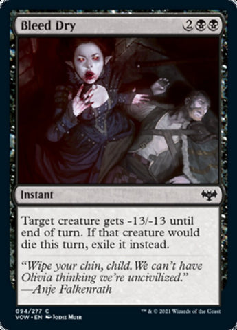 Bleed Dry [Innistrad: Crimson Vow] - The Mythic Store | 24h Order Processing