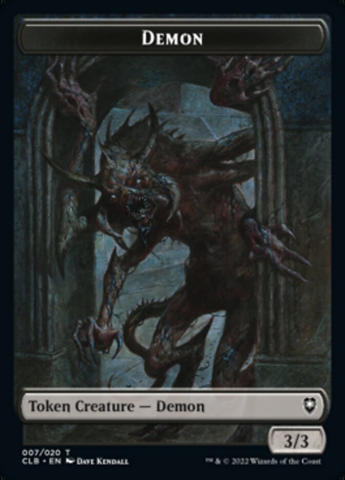 Treasure // Demon Double-Sided Token [Commander Legends: Battle for Baldur's Gate Tokens] - The Mythic Store | 24h Order Processing