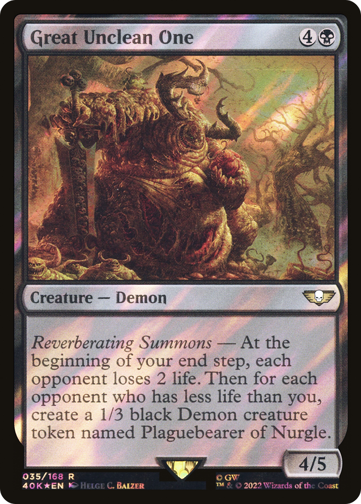 Great Unclean One (Surge Foil) [Warhammer 40,000] - The Mythic Store | 24h Order Processing