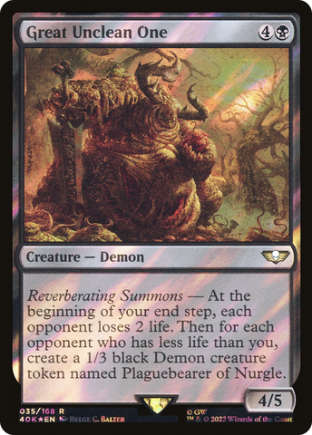 Great Unclean One (Surge Foil) [Warhammer 40,000] - The Mythic Store | 24h Order Processing