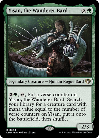Yisan, the Wanderer Bard [Commander Masters] - The Mythic Store | 24h Order Processing