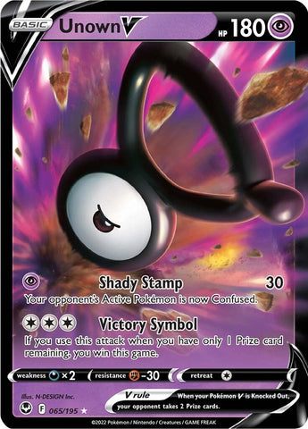 Unown V (065/195) [Sword & Shield: Silver Tempest] - The Mythic Store | 24h Order Processing
