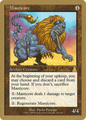 Masticore (Kai Budde) [World Championship Decks 1999] - The Mythic Store | 24h Order Processing