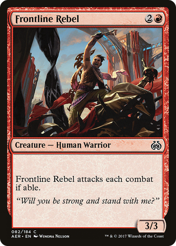 Frontline Rebel [Aether Revolt] - The Mythic Store | 24h Order Processing