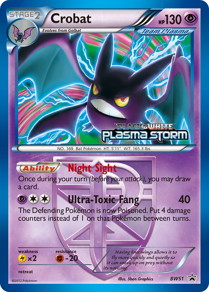Crobat (BW51) [Black & White: Black Star Promos] - The Mythic Store | 24h Order Processing
