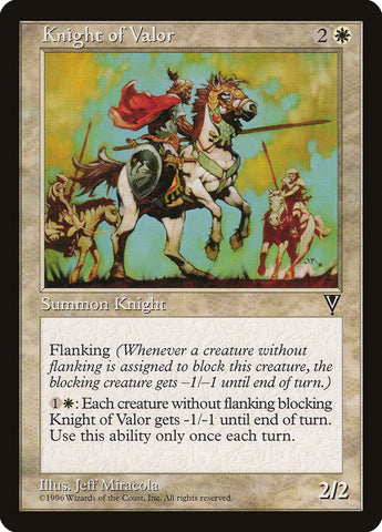 Knight of Valor [Visions] - The Mythic Store | 24h Order Processing