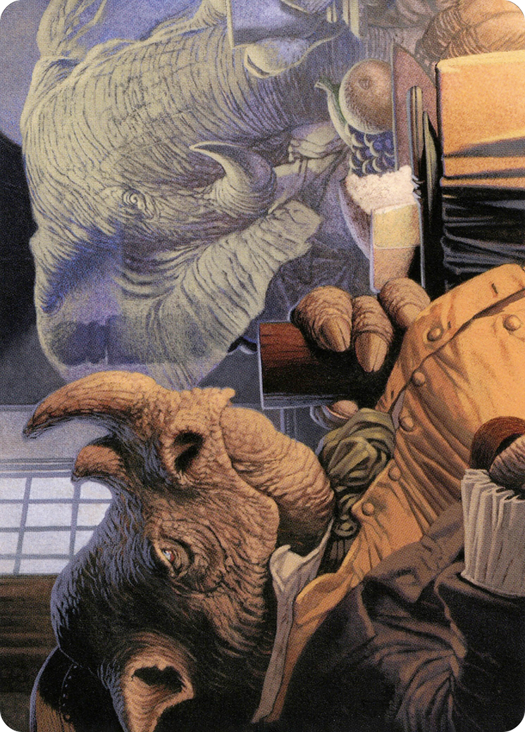 Late to Dinner Art Card [Modern Horizons 2 Art Series] - The Mythic Store | 24h Order Processing