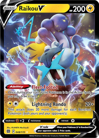 Raikou V (048/172) [Sword & Shield: Brilliant Stars] - The Mythic Store | 24h Order Processing