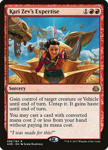 Kari Zev's Expertise [Aether Revolt] - The Mythic Store | 24h Order Processing