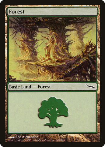 Forest (304) [Mirrodin] - The Mythic Store | 24h Order Processing