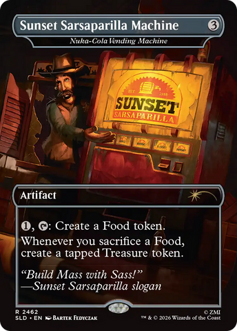 Sunset Sarsaparilla Machine - Nuka-Cola Vending Machine [Secret Lair Drop Series] - The Mythic Store | 24h Order Processing