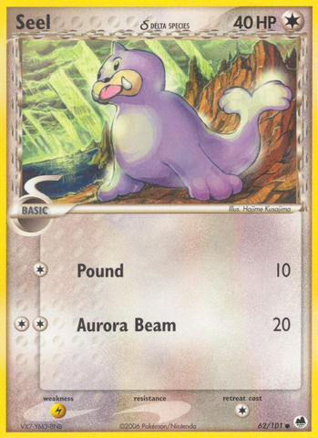 Seel (62/101) (Delta Species) [EX: Dragon Frontiers] - The Mythic Store | 24h Order Processing