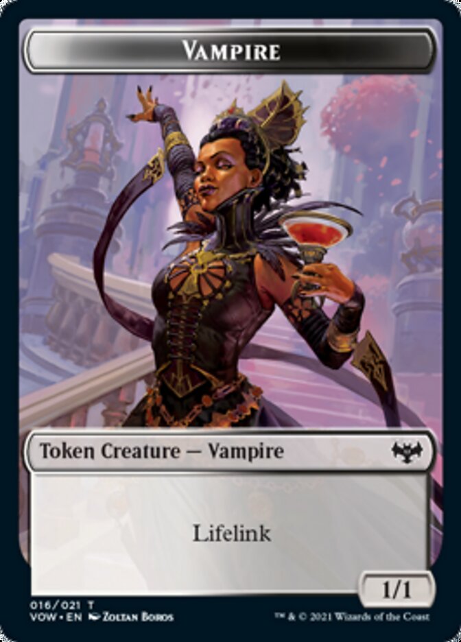 Blood // Vampire (016) Double-Sided Token [Innistrad: Crimson Vow Tokens] - The Mythic Store | 24h Order Processing