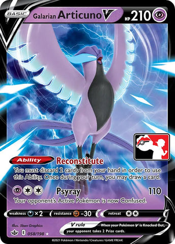 Galarian Articuno V (058/198) [Prize Pack Series One] - The Mythic Store | 24h Order Processing