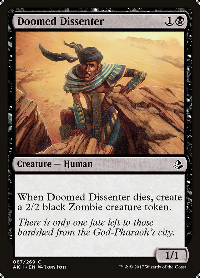 Doomed Dissenter [Amonkhet] - The Mythic Store | 24h Order Processing