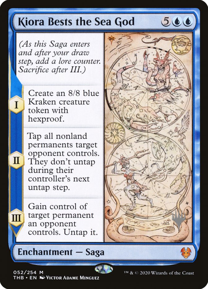 Kiora Bests the Sea God (Promo Pack) [Theros Beyond Death Promos] - The Mythic Store | 24h Order Processing