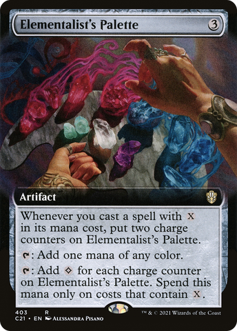 Elementalist's Palette (Extended Art) [Commander 2021] - The Mythic Store | 24h Order Processing