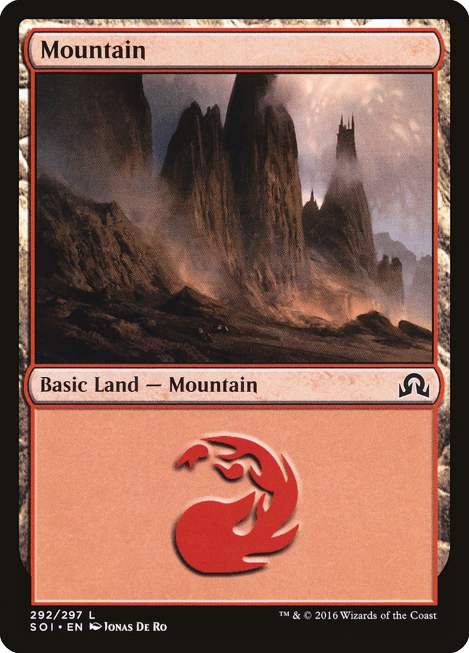 Mountain (292) [Shadows over Innistrad] - The Mythic Store | 24h Order Processing