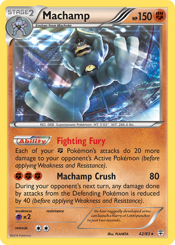 Machamp (42/83) [XY: Generations] - The Mythic Store | 24h Order Processing