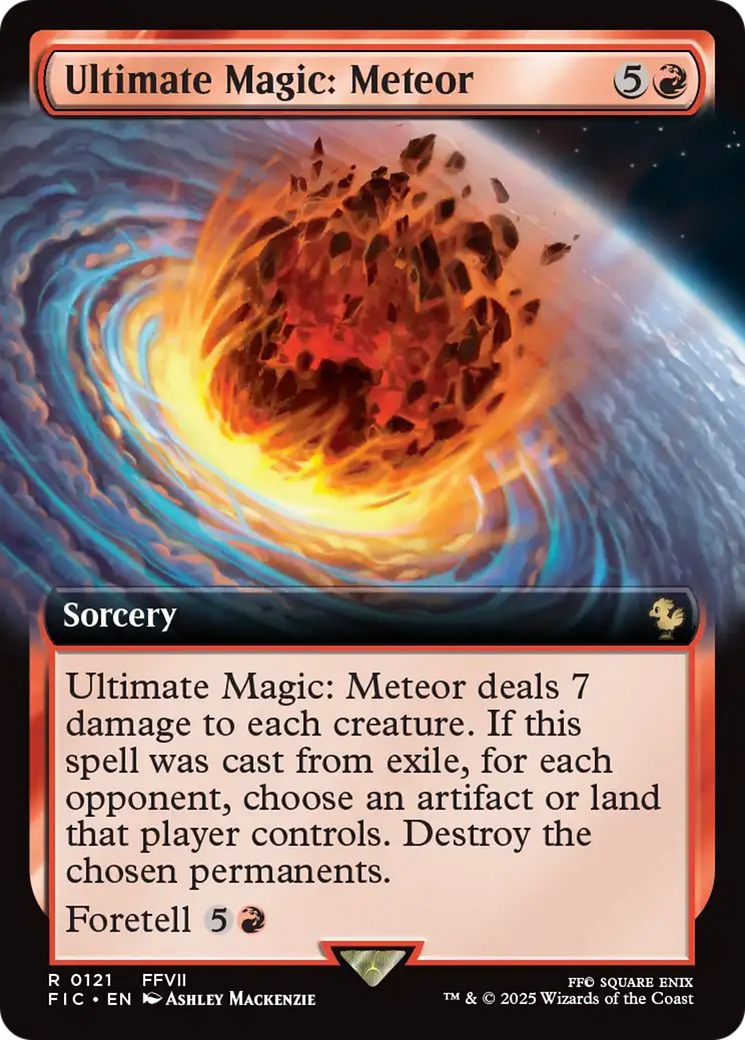 Ultimate Magic: Meteor (Extended Art) [FINAL FANTASY Commander] - The Mythic Store | 24h Order Processing