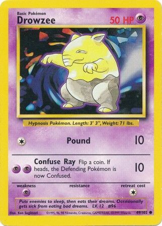 Drowzee (49/102) [Base Set Unlimited] - The Mythic Store | 24h Order Processing