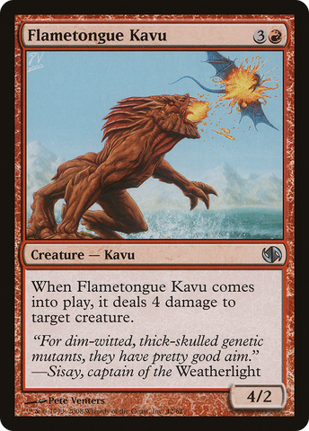 Flametongue Kavu [Duel Decks: Jace vs. Chandra] - The Mythic Store | 24h Order Processing
