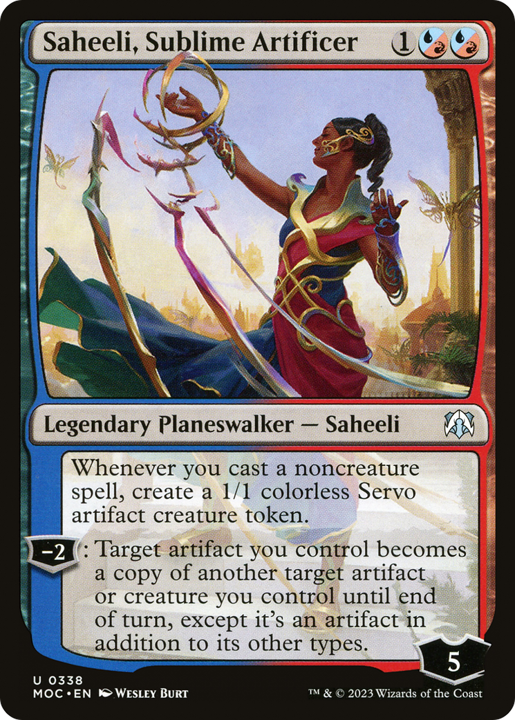 Saheeli, Sublime Artificer [March of the Machine Commander] - The Mythic Store | 24h Order Processing