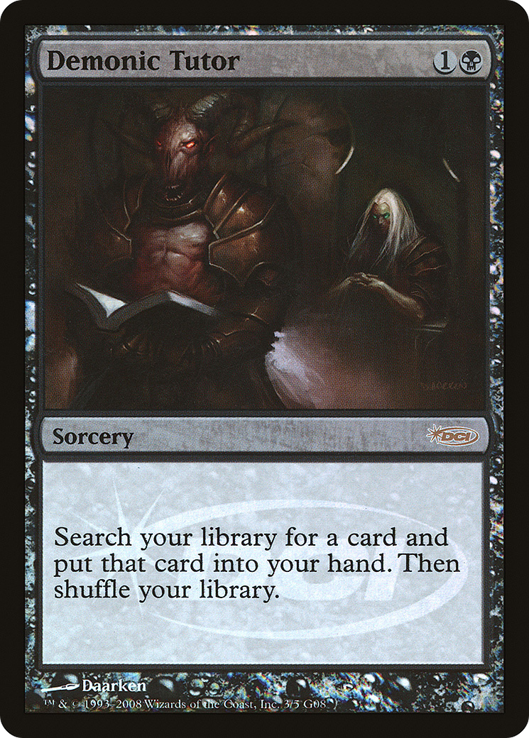 Demonic Tutor [Judge Gift Cards 2008] - The Mythic Store | 24h Order Processing