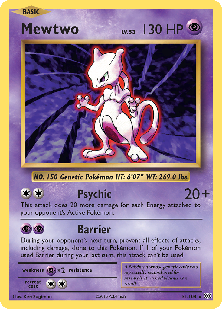 Mewtwo (51/108) [XY: Evolutions] - The Mythic Store | 24h Order Processing