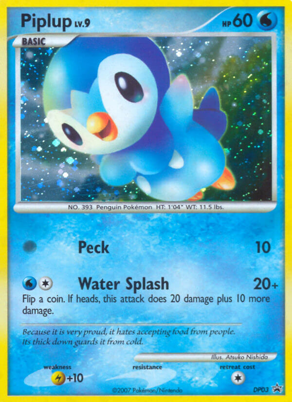 Piplup (DP03) [Diamond & Pearl: Black Star Promos] - The Mythic Store | 24h Order Processing