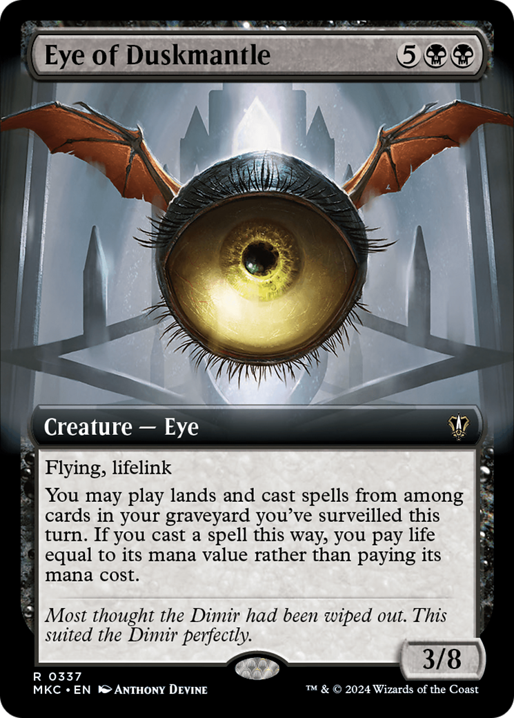 Eye of Duskmantle (Extended Art) [Murders at Karlov Manor Commander] - The Mythic Store | 24h Order Processing