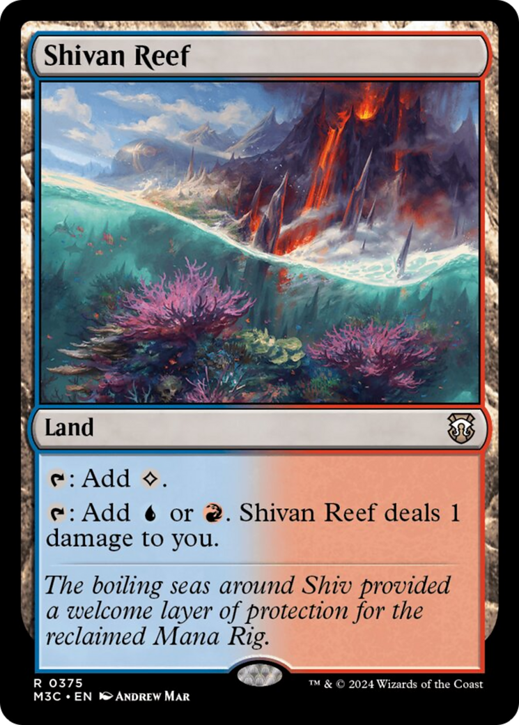 Shivan Reef (Ripple Foil) [Modern Horizons 3 Commander] - The Mythic Store | 24h Order Processing