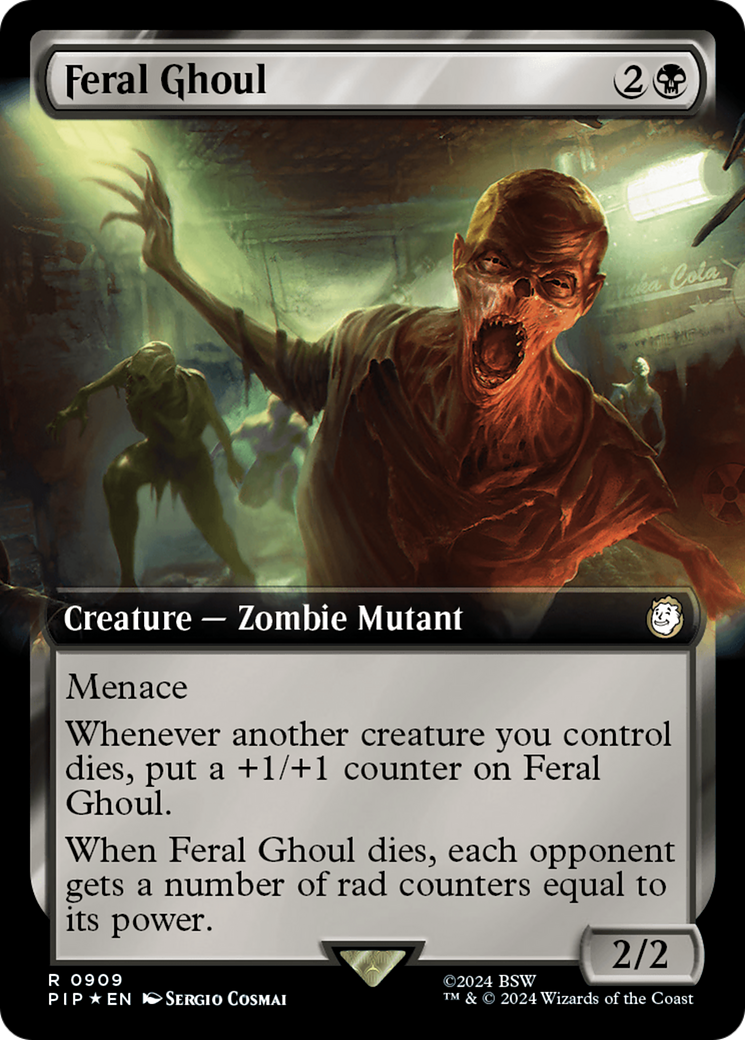 Feral Ghoul (Extended Art) (Surge Foil) [Fallout] - The Mythic Store | 24h Order Processing