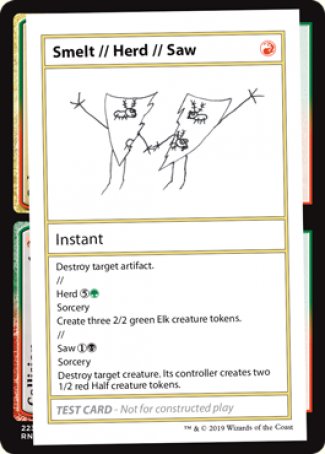 Smelt // Herd // Saw (2021 Edition) [Mystery Booster Playtest Cards] - The Mythic Store | 24h Order Processing