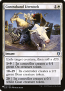 Contraband Livestock [The List] - The Mythic Store | 24h Order Processing