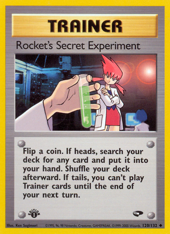 Rocket's Secret Experiment (120/132) [Gym Challenge 1st Edition] - The Mythic Store | 24h Order Processing